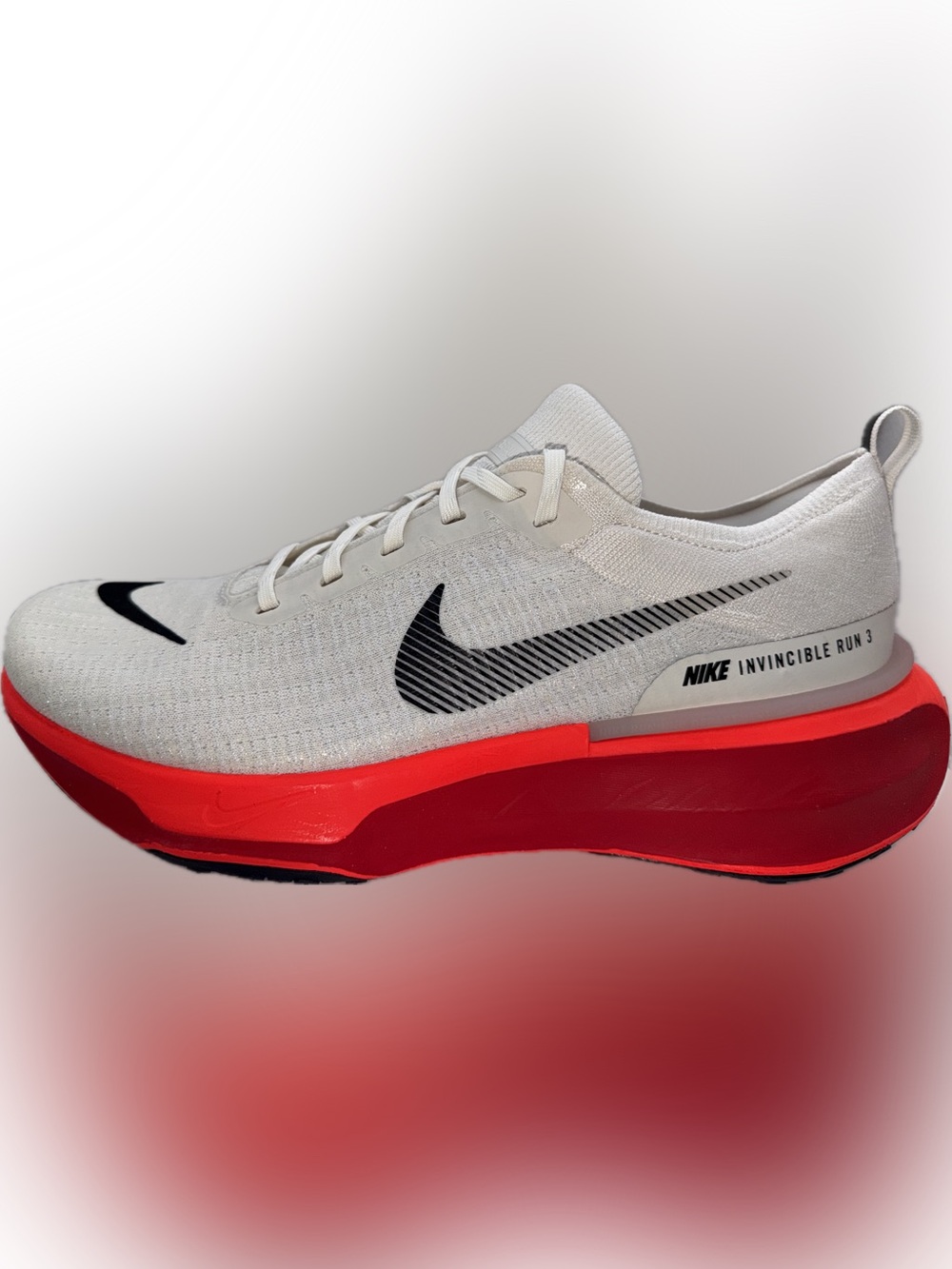 Men’s Nike ZoomX Invincible Run FK 3 Size 12 NIB Phantom/Black/Bright Crimson - Picture 11 of 11